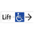 Lift Access w/ Large Arrow