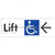 Lift Access w/ Large Arrow