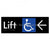 Lift Access w/ Large Arrow