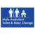 Male Toilet with Ambulant Cubicle and Baby Change w/ Air Lock