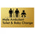 Male Toilet with Ambulant Cubicle and Baby Change w/ Air Lock