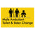 Male Toilet with Ambulant Cubicle and Baby Change w/ Air Lock