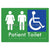 Patient Unisex Accessible Toilet