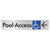 Pool Access w/ Large Arrow