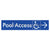 Pool Access w/ Large Arrow