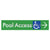 Pool Access w/ Large Arrow