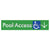 Pool Access w/ Large Arrow