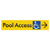 Pool Access w/ Large Arrow