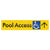 Pool Access w/ Large Arrow