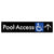 Pool Access w/ Large Arrow