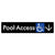 Pool Access w/ Large Arrow