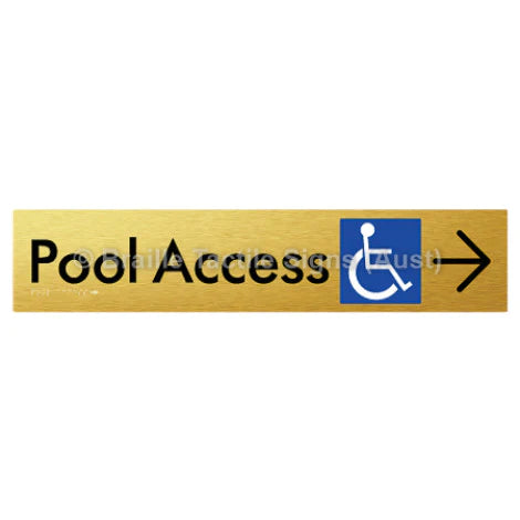 Pool Access w/ Large Arrow