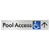 Pool Access w/ Large Arrow