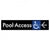 Pool Access w/ Large Arrow