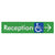 Reception Access w/ Large Arrow