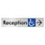 Reception Access w/ Large Arrow