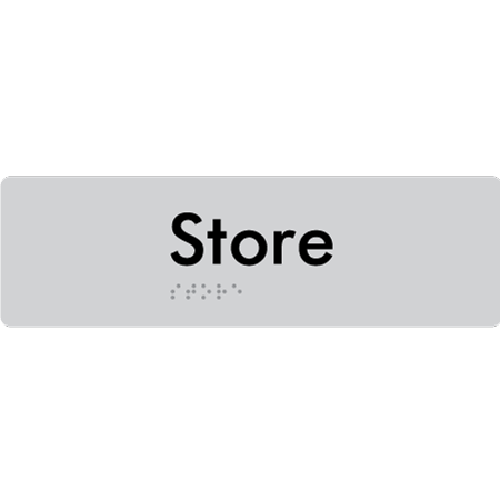 Braille Sign Store - Braille Tactile Signs Aust. - BTS433-slv - Custom Signs - Fast Shipping - High Quality - Australian Made & Owned