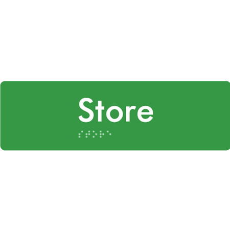 Braille Sign Store - Braille Tactile Signs Aust. - BTS433-grn - Custom Signs - Fast Shipping - High Quality - Australian Made & Owned