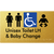 Unisex Accessible Toilet LH & Baby Change