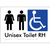 Unisex Accessible Toilet LH / RH