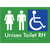 Unisex Accessible Toilet LH / RH