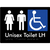 Unisex Accessible Toilet LH / RH