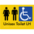 Unisex Accessible Toilet LH / RH