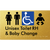 Unisex Accessible Toilet RH & Baby Change
