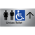 Unisex Accessible Toilet with Arrow