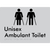 Unisex Ambulant Toilet