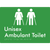 Unisex Ambulant Toilet
