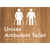 Unisex Ambulant Toilet