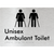Unisex Ambulant Toilet