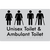 Unisex Toilet & Ambulant Toilet