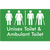 Unisex Toilet & Ambulant Toilet with Air Lock