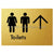 Toilets w/ Large Arrow: