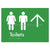Toilets w/ Large Arrow: