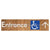Accessible Entry with Large Arrow