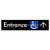 Accessible Entry with Large Arrow