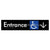 Accessible Entry with Large Arrow