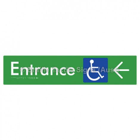 Accessible Entry with Large Arrow