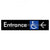 Accessible Entry with Large Arrow
