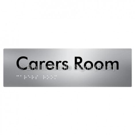 Braille Sign Carers Room - Braille Tactile Signs Aust. - BTS111-aliS - Custom Signs - Fast Shipping - High Quality - Australian Made & Owned