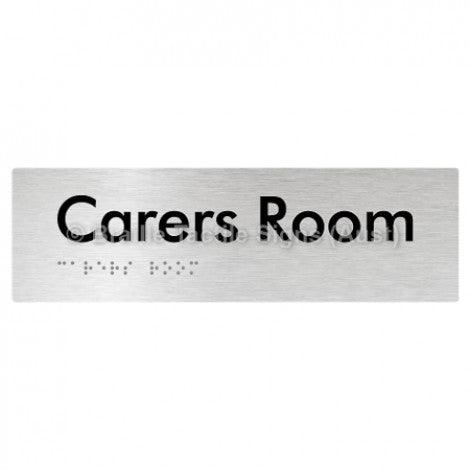 Braille Sign Carers Room - Braille Tactile Signs Aust. - BTS111-aliB - Custom Signs - Fast Shipping - High Quality - Australian Made & Owned