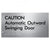 CAUTION Automatic Outward Swinging Door
