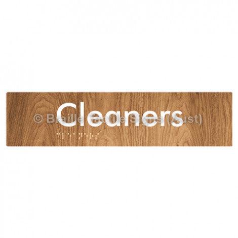 Braille Sign Cleaners - Braille Tactile Signs Aust. - BTS245-wdg - Custom Signs - Fast Shipping - High Quality - Australian Made & Owned