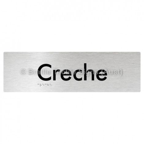 Braille Sign Creche - Braille Tactile Signs Aust. - BTS49-aliB - Custom Signs - Fast Shipping - High Quality - Australian Made & Owned