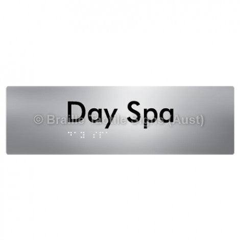 Braille Sign Day Spa - Braille Tactile Signs Aust. - BTS227-aliS - Custom Signs - Fast Shipping - High Quality - Australian Made & Owned