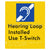 Hearing Loop Installed Use T-Switch