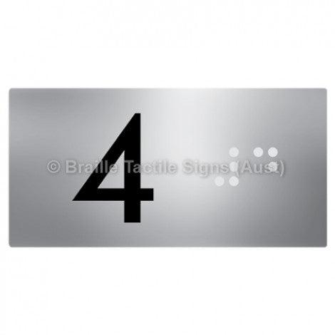 Braille Sign Lift Button Signs (B,G,P,1-10) 4 - Braille Tactile Signs Aust. - BTS189-04-aliS - Custom Signs - Fast Shipping - High Quality - Australian Made & Owned